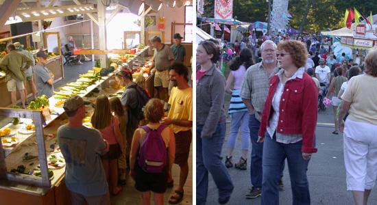 Cummington Fair Exhibits and Midway